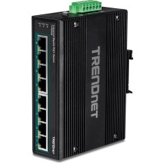 TRENDnet 8-Port Industrial Gigabit Switch - High-Performance Network Solution for Reliable Connectivity (Model: TI-PG80B)